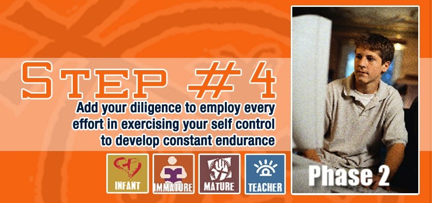 Step 4: With All Diligence Add Steadfastness (Endurance) To Your Self Control